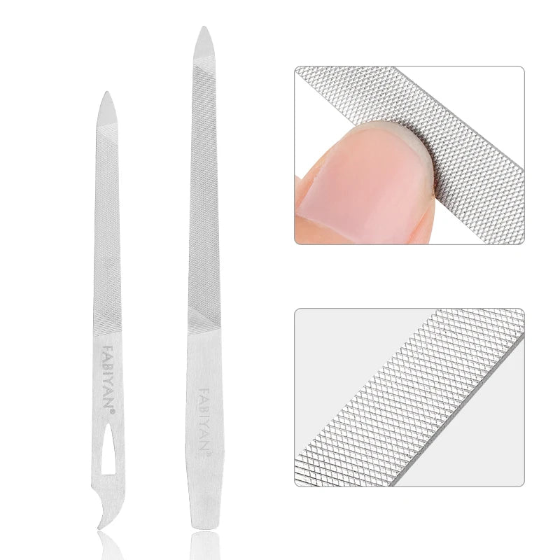 Nail File - Double Sided "Stainless Steel"