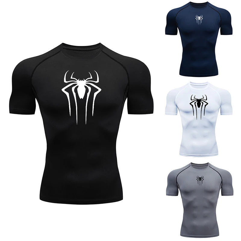 Men's Spider Compression T Shirt