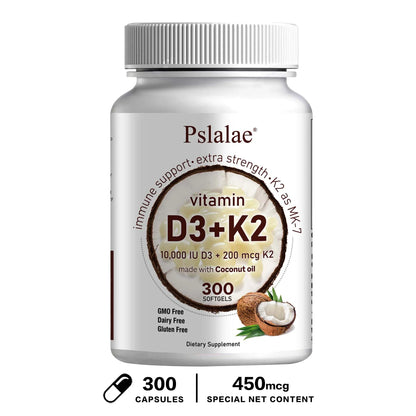Vitamin D3 & K2 with Virgin Coconut Oil