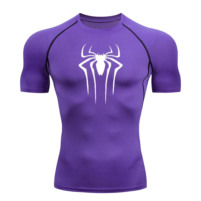 Men's Spider Compression T Shirt