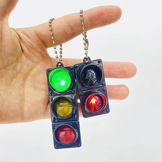 Traffic Light Keychain