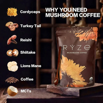 RYZE - Organic Mushroom Coffee (Only Available in the United States)