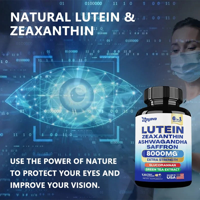 Lutein, Zeaxanthin, Ashwagandha & Saffron Supplement