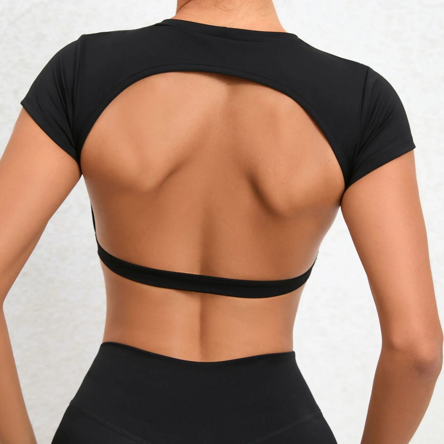 Women's Backless Crop Top