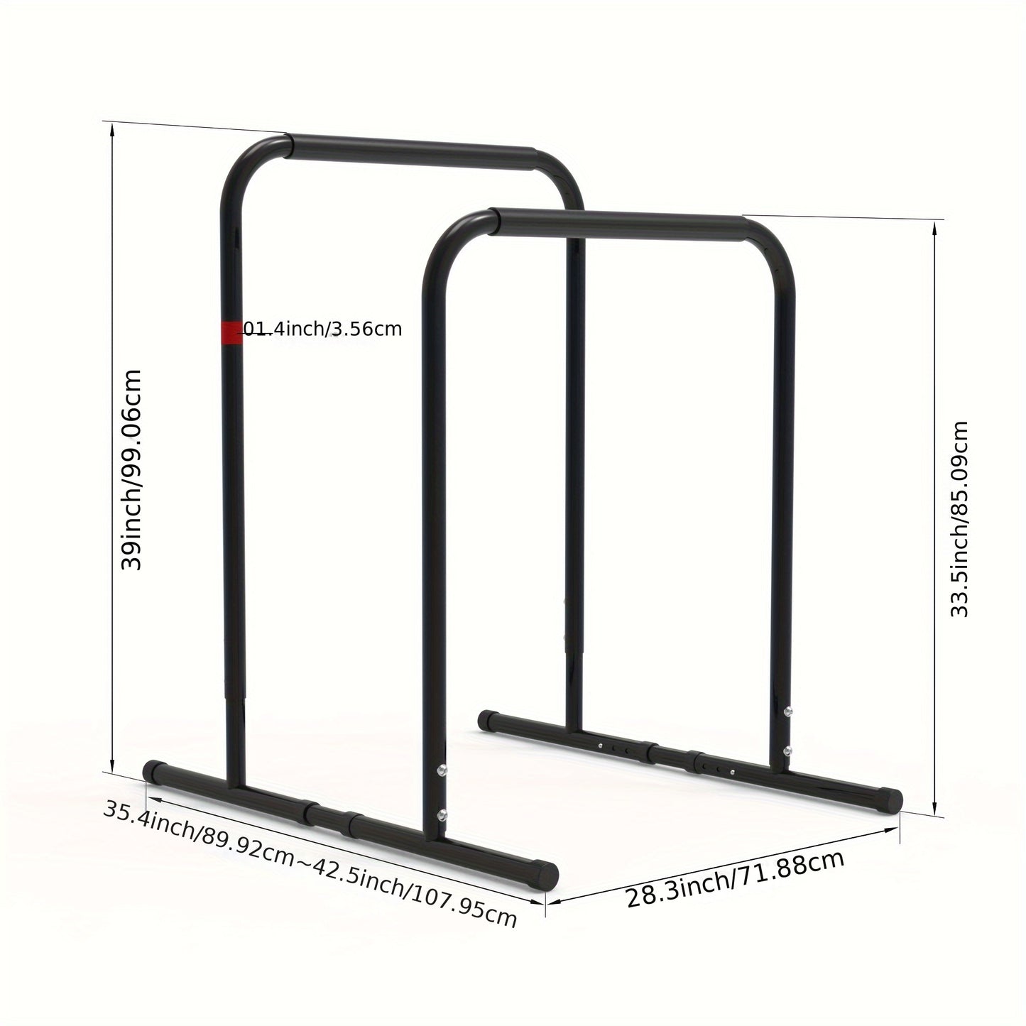 Leikefitness Pull-Up & Dip Station