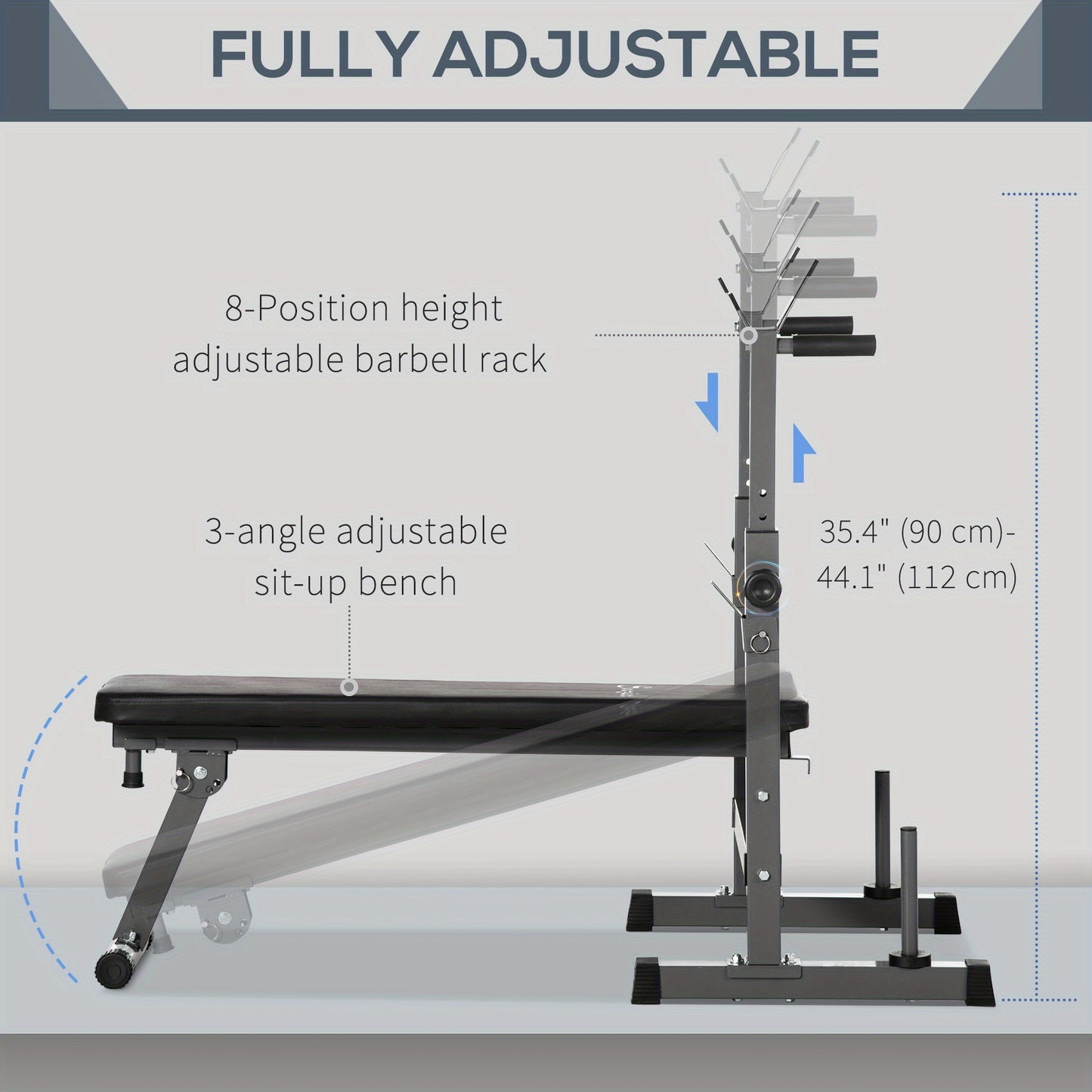 Soozier Adjustable Weight Bench